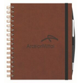 100 Sheet Executive Journal, Pen Safe w/ Pen (6 1/2"x8 1/2")